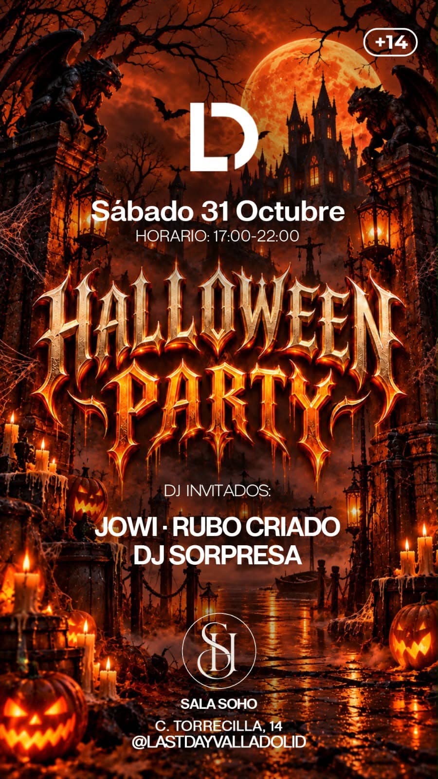 Flyer de Halloween Shoko +14
