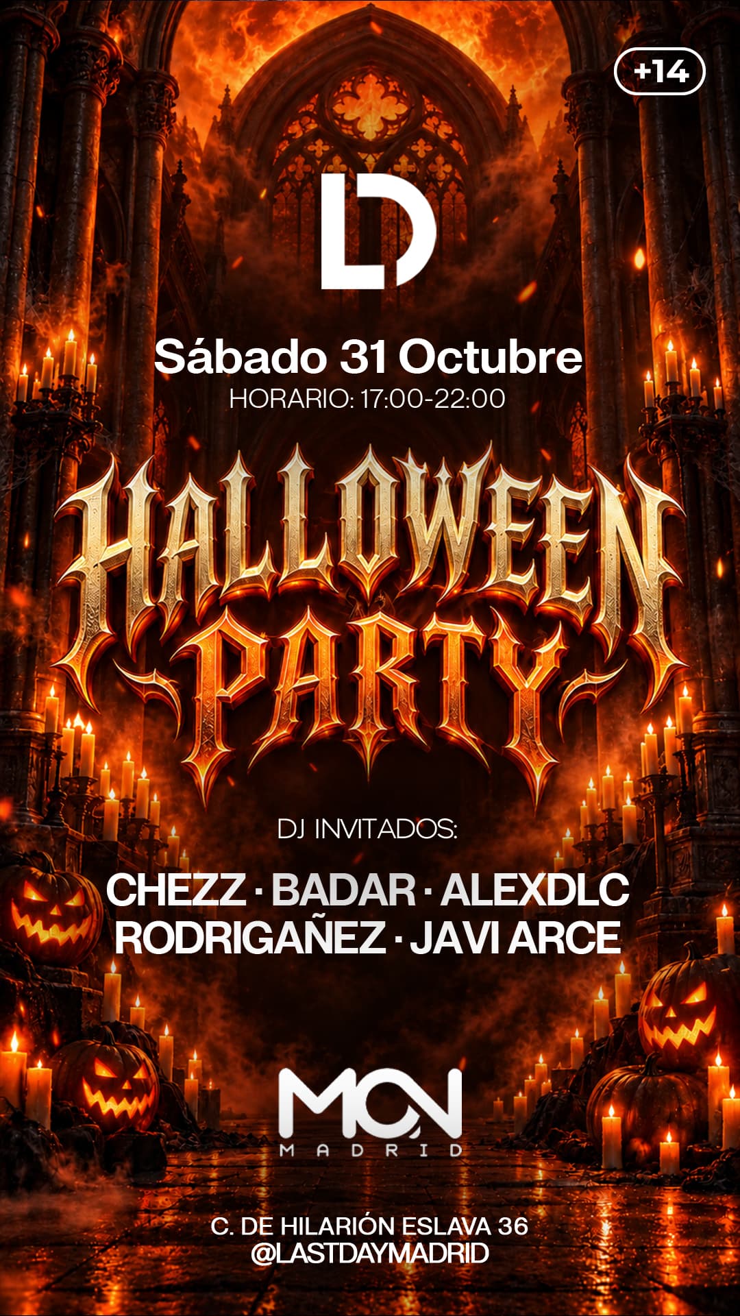 Flyer de Halloween Last Day 👻 en Mon Madrid